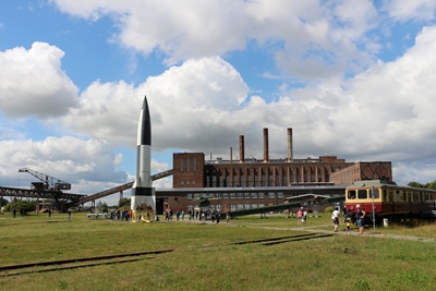 Außenansicht des ehemaligen Kraftwerks