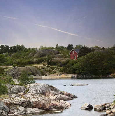 Schären vor Turku in Finnland