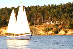 Kuttersegeln am Abend